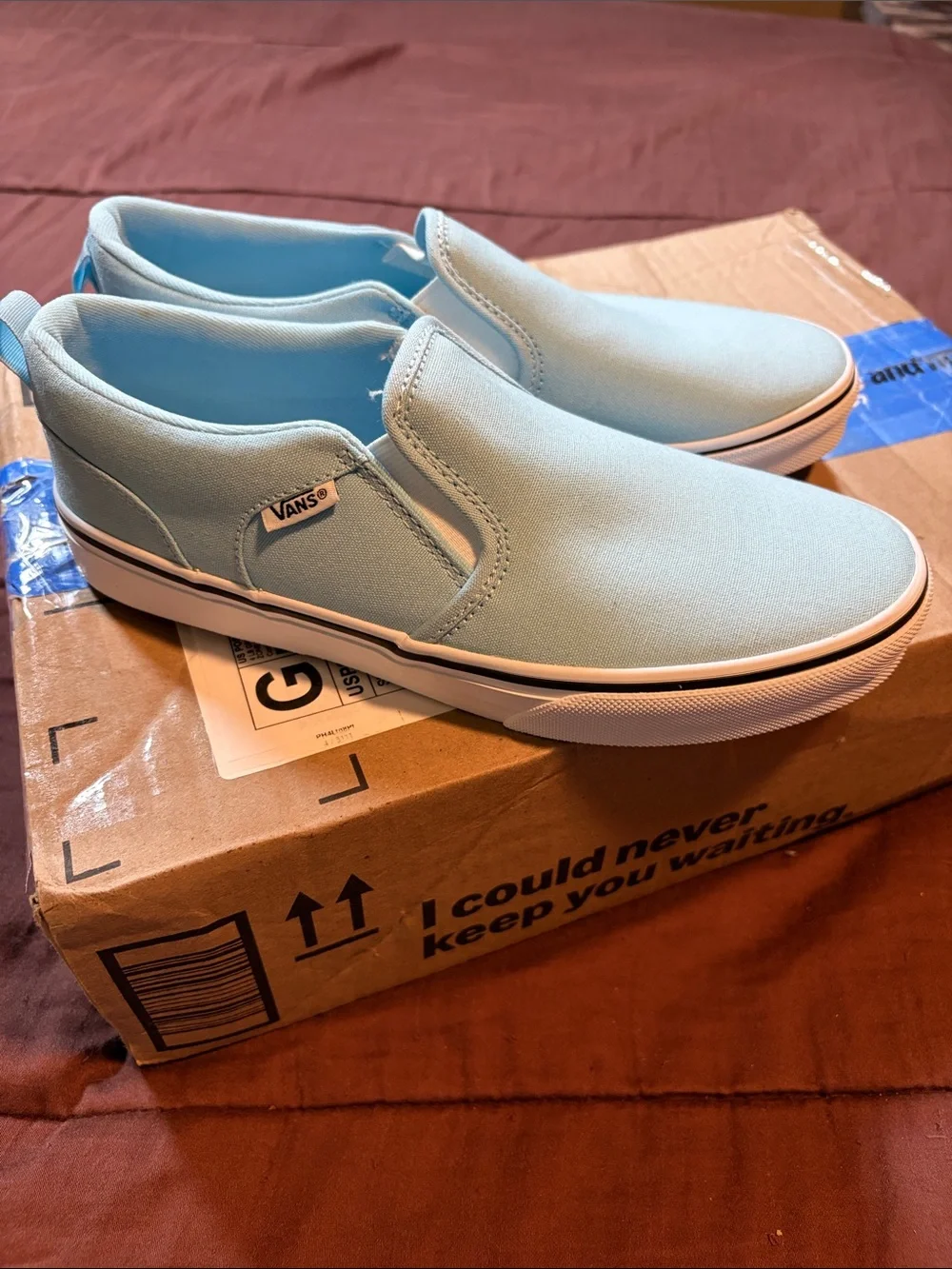 Men’s Slip On Sneakers by Vans Brand.  NWOT!